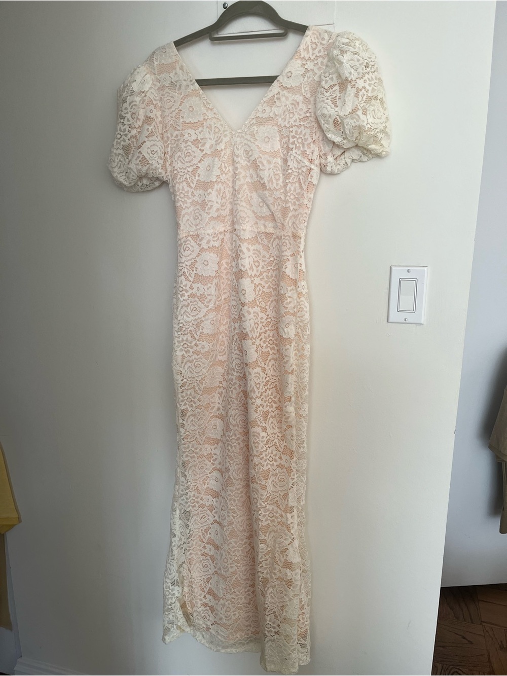 Cream Lace Dress